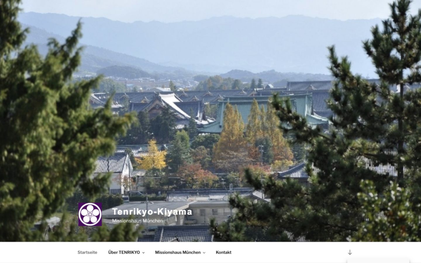 Website des Tenrikyo-Missionshauses Kiyama München